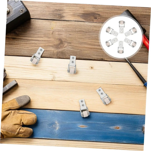6 Pack Rock Solid Sliding Door Rollers With Galvanized Nylon Tracks For Cabinets And Furniture Built For Smoother Than Butter Gliding on wooden surface.