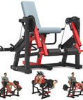 Pro Grade Unilateral And Bilateral Leg Extension And Curl Machine With Convertible Seated Leg Extension And Lying Leg Curl Bench