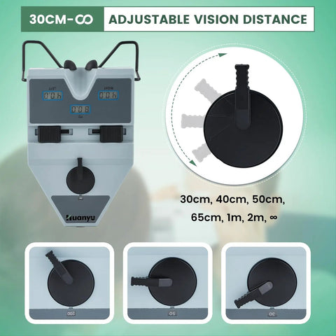 Digital Pupillometer For Eye Exams 50 To 80 Mm PD Meter With Auto Shutoff And Memory Function CE Approved Pro Grade Optical Tool For Eye Docs And Clinicians, adjustable vision distance