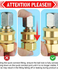 Brass Pressure Washer Quick Connect Fittings 3/8 Inch To Female NPT Socket 2 Pack Heavy Duty No Fuss Boss Grade Couplers usage instruction.