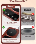 Comparison image showing Electric Coffee Cup Warmer With Auto Shut Off And Nine Temperature Settings 36W design features and material quality.