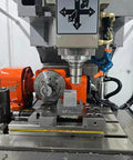 Heavy Duty Self- Centering Vise With Quick Clamp For CNC Milling Machine Precision 4/5 Axis Fixture clamped on a CNC machine.