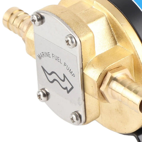 Brass Self Priming Electric Impeller Pump 24V Dc Gear Liquid Transfer 2 Gallons Per Min 8 Liters High Performance Stainless Steel Shaft Corrosion Resistant Fluid Moving Solution For Industrial Use