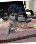 Lawn Aerator Shoes With Heavy Duty Metal Spikes 5.8 CM Set Of 20 Pegs on outdoor step