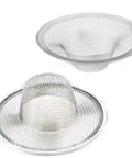 Two Pack Heavy Duty Stainless Steel Slop Basket Filter Trap With A 2.75 Inch Top And One Inch Mesh for kitchen and bathroom drains