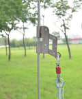 Heavy Duty Self Locking Rope Grab Ascender Climbing Gear With Self Braking Descender Clamp on wire rope outdoors