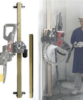 Badass Circular Saw Rip Guide and Linear Rail Kit for Concrete with Fully Automatic Wall Cutting Track Remote Control Lift features a 150W motor.