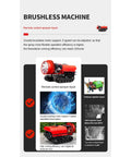 Pro Remote Control Tracked Sprayer Crawler Machine For Farm And Garden Use Efficient Heavy Duty Chemical Distributor With Durable Tracks And Powerful Pump System, showcasing double brushless motors and solid tracks.