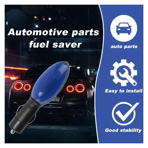 Universal Six Piece Gas Saver Kit For Trucks And SUVs That Boosts Fuel Economy with blue plug-in device shown