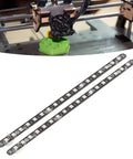 Two Pack 5V 270mm LED Light Strip For 3D Printers Colorful Beads PCB Light Bar Replacement Lamp visible with 3D printer setup