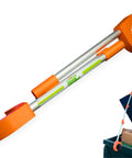 Heavy Duty Aluminum Dumpster Lid Prop Stick With Sturdy Grip For Trash And Recycling Bins, 41-inch reach for clean operation.