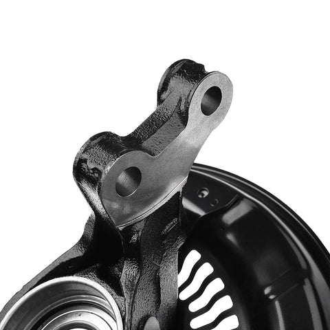 Close-up of Steering Knuckle And Wheel Bearing Hub Assembly 5 Lug With ABS For Toyota Highlander AWD Front 2008-2013