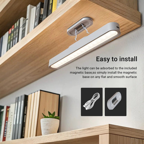 Rechargeable Magnetic LED Cabinet Lights With Slick USB C Fast Charging And Long Battery Wireless Under Counter Closet Pantry Shelf Lamps To Level Up Your Home Setup