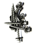 Massive 2000 Piece 10x2 Hex Head Roofing Screws with Neoprene Washer Weather Coat for Roofing and Exterior Projects