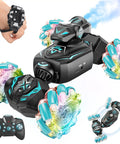 Gesture Sensing Remote Control Car With Dual Mode Control, 4WD Hand Controlled Transforming Stunt Vehicle With 360 Spin