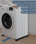 Top Rated Heavy Duty Appliance Dollies And Furniture Movers With Free Lifter Tool Adjustable Expandable Base Solid Wheels For Washers Dryers Fridges Up To 1100 Lb Capacity Super Smooth Glide with washer on dolly.