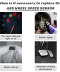 ABS Wheel Speed Sensor Indicator and Issues Explanation for Front And Rear Wheel Speed Sensor Abs Package For Gm Trucks Suv 2 Piece