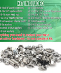 Stainless Steel Mounting Hardware Kit For 3 Leg West Coast Mirror For Ford F Series Trucks 1967 Through 1979 Old School Restoration