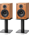 Heavy Duty Steel Desktop Speaker Stands Pair For 5 To 8 Inch Bookshelf Speakers And Studio Monitors, 55 Lb Capacity With Cable Management