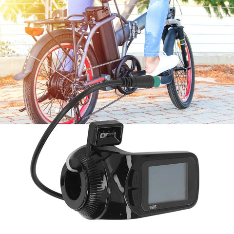 Dope Electric Bike LCD Display Meter Kit For Scooters And E Bikes High Power Readout Torsion Throttle Conversion