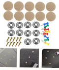 10 Piece Car Roof Repair Kit With Snap Rivets And Upholstery Glue For Headliner Buttons, Ceiling Fabric Repair And Interior Buckle Quick Fix items displayed