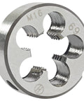 M16x2 Metric Round Die Right Hand for External Threading, 1.50 Inch Outer Diameter, 0.55 Inch Thick, Pro Grade High Precision Tap, Large Chip Clearance, Conical Lock Hole, Built for Clean, Precise Threads Every Time. M16x2 round threading die