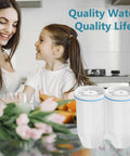 Heavy Duty Replacement Water Filter For Pitchers And Dispensers With Multi Stage Filtration Reducing Lead Chromium PFOA PFOS And TDS 4 Pack