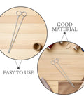 Stainless Steel Wick Placement Tool Set 20 Pack For Candle Making With Easy Threading And Clean Punch Holes Wick Holder For DIY And Professional Candles Precise Centering Quick Setup Durable Crafting Tool For Consistent Burns, stainless steel tool set on wood