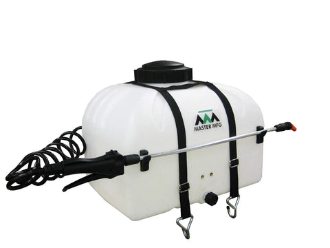 9 Gallon UTV And ATV Spot Sprayer With Everflo 1.0 GPM Diaphragm Pump, Adjustable Spray Gun Reaches 18 Feet Upward And 20 Feet Out