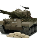1 To 16 Scale Remote Control US M26 Pershing Tank Modified Edition With Upgraded Metal Tracks and Sandbags, Front View