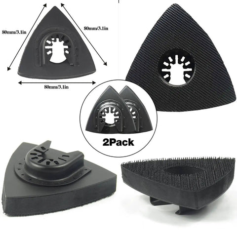 119 Piece Multitool Sanding Pads Set For Oscillating Tools Includes Triangle And Finger Sandpapers In Multiple Grits