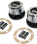 Locking Hub Set For Nissan Frontier 1998-2004, Pathfinder 1990-2004, Xterra 2000-2004, Pickup 1995-1997, 6 Stud Manual Locking Hubs With 28 Spline