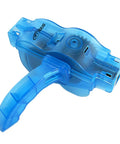 Ultimate Bike Chain Scrubber And Gear Cleaner Kit For Road And Mountain Bikes with blue durable plastic construction