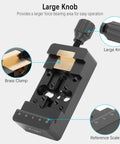 2in1 Telescope Dovetail Saddle Clamp Mount Base For Losmandy And Vixen Style Plate Rail Bar with M6 M8 and 1/4 Inch Hole Details