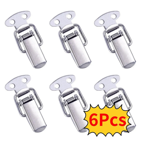 Spring Loaded Stainless Steel Toggle Latch Kit For Cabinets And Sliding Enclosures 6 Pack Cap Catch Design hardware