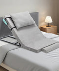 Heavy Duty Electric Adjustable Bed Backrest Recliner For Up To 300 Lbs With Solid Steel Frame And Dense Foam, sliding at 68 degrees.