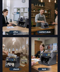 Mixed Denomination Money Counter With Counterfeit Detection And Touch Screen For Business used in various settings