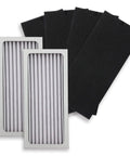 Replacement True HEPA Filter Set For Hamilton Beach TrueAir Compact Pet Air Purifier 04383 04384 04385 04386 H13 Activated Carbon 2 Pack