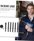 Ultimate Air Rivet Tool Kit And Chisel Hammer Set For Pros Who Need Heavy Duty Pneumatic Riveting Punches Power Tools To Nail Any Job Fast, blue air hammer with punches
