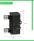 QOM2200VH Bolt On Circuit Breaker 200 Amp 2 Pole For QO And Homeline Panels dimensions shown