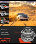 2 Piece Rear Wheel Bearing And Hub Assembly Set For Honda CR-V 1997 1998 1999 2000 2001 EX LX SE Direct Fit Replacement