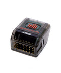 AR620 6 Channel RC Sport Receiver Black For Indoor And Outdoor Aircraft With Full Range Performance, End Pin Design