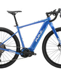 Adult 500W Class 2 Electric Gravel Bike With Legit 48V 705Wh Range And Fly 12 Speed Setup Built Different On Light Aluminum Frame For Smooth Carbon Fork Weekend Adventures And Daily Cruising. Blue aluminum frame with carbon fork.