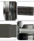 Rear Drive Axle Shaft Replacement for Titan 2004 2005 2006 2007 Left and Right Interchange Parts 630 339 38164 8S100 381648S100 Built for Durable Torque Transfer and Smooth Driving, close-up splined steel shaft