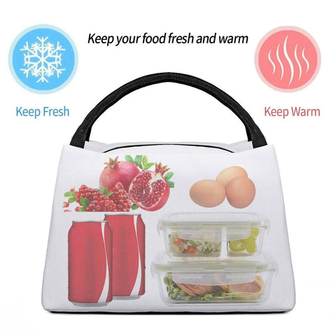 Desert Cactus Pattern Insulated Lunch Bag For Women And Men Reusable Leakproof Cooler Tote Portable Lunch Box with food design