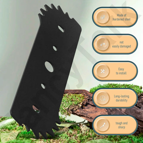 7-1/2 Inch Electric Edger Replacement Blade 2 Pack For 896 895 Edgers And 7-1/2 Inch Trenchers WA0034 50018386, hardened steel