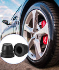 Brake Bleeder Screw Cap Rubber Dust Cover Set For Cars And Motorcycles Black 60 Pieces near car wheel