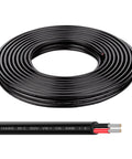 10 Gauge Wire 30ft Stranded Tinned Copper For LED Strips Lamps Marine And Auto, coiled setup, water-resistant material