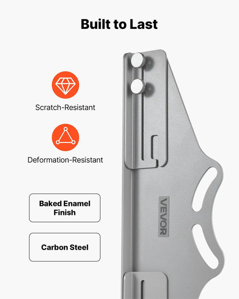 Heavy Duty Carbon Steel Wheel Alignment Tool Featuring A Digital Angle Finder And Measuring Tapes For Dead Nuts Accurate Toe And Camber Adjustments On Cars Trucks And Suvs Garage close-up of durable carbon steel angle alignment tool.