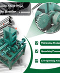 Lgxenzhuo 2.2Kw Electric Pipe Bender With 24 Dies For Smooth Bending Tasks featuring a green square pipe bender with gears.